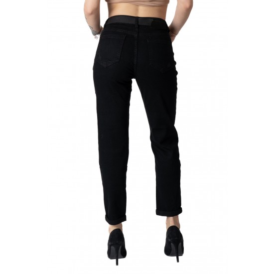 Blugi Dama Mom Fit Negri Si Marime Mare