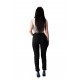 Blugi Dama Mom Fit Negri Scottie Semi Vatuiti Blugi Dama Mom Fit Negri Scottie Semi Vatuiti