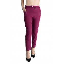 Pantaloni Lydia Dama Casual Grena 