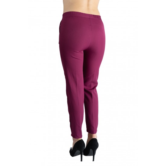 Pantaloni Lydia Dama Casual Grena 