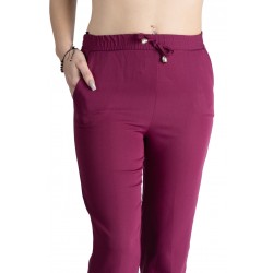 Pantaloni Lydia Dama Casual Grena 