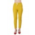 Pantaloni Jasmine Dama Cu Siret In Talie ,Galben Mustar