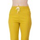 Pantaloni Jasmine Dama Cu Siret In Talie ,Galben Mustar