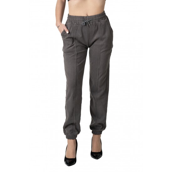 Pantaloni Casual pufosi Gri, Adalynn Pantaloni Casual pufosi Gri, Adalynn