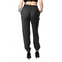 Pantaloni Casual pufosi Negri, Adalynn