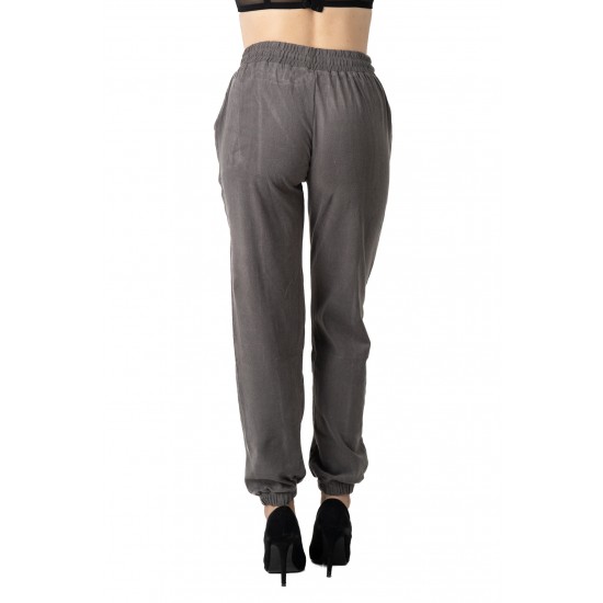 Pantaloni Casual pufosi Gri, Adalynn Pantaloni Casual pufosi Gri, Adalynn