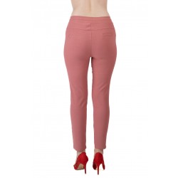 Pantaloni Jasmine Dama Cu Siret In Talie ,Roz