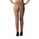 Pantaloni Tip Colant Din Catifea Crem Elastica Cu Strasuri Melanie