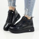 Ghete din piele naturală Alissa Negru – Confort & Stil | Marimea 41