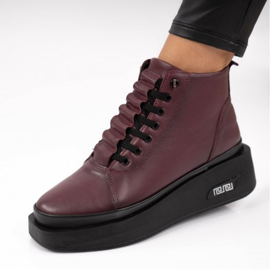 Ghete din piele naturală Alissa Bordo – Confort & Stil | Marimea 41 Ghete din piele naturală Alissa Bordo – Confort & Stil | Marimea 41