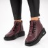 Ghete din piele naturală Alissa Bordo – Confort & Stil | Marimea 41