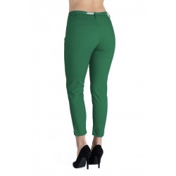 Pantaloni Alyssa Verde Inchis Eleganti Marime Mare