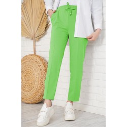 Pantaloni Dama Gabriella Cu Elastic In Talie, Verzi