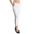 Pantaloni Dama Eleganti, Albi cu Vipusca Skylar