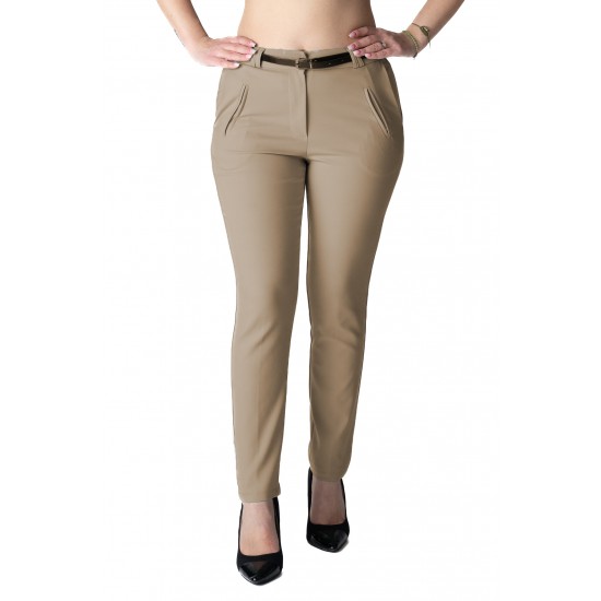 Pantaloni Dama Eleganti Crem Papillion Pantaloni Dama Eleganti Crem Papillion