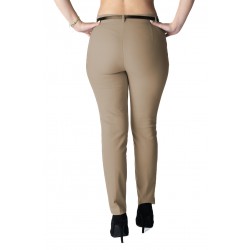 Pantaloni Dama Eleganti Crem Papillion