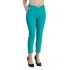  Pantaloni Alyssa Albastru Turcoaz Eleganti Marime Mare
