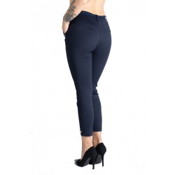 Pantaloni Alyssa Bleumarin Eleganti Marime Mare