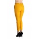  Pantaloni Alyssa Galbeni Mustar Eleganti Marime Mare