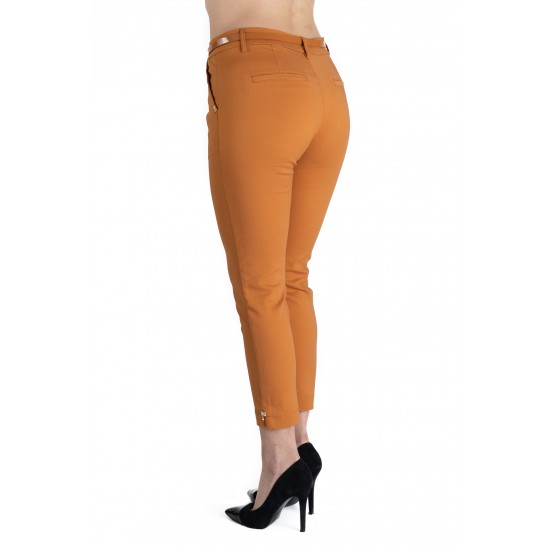 Pantaloni Alyssa Maro Caramel Eleganti Marime Mare