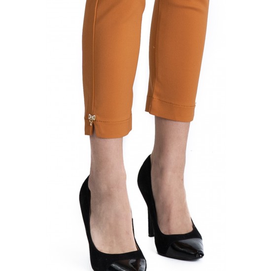  Pantaloni Alyssa Maro Caramel Eleganti Marime Mare