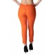 Pantaloni Alyssa Portocaliu Eleganti Marime Mare