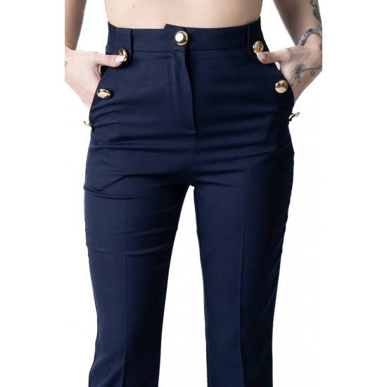 Pantaloni Valerie Bleumarin Eleganti