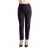 Pantaloni Annalise Marime Mare Bleumarin Cu Pliuri In Talie 