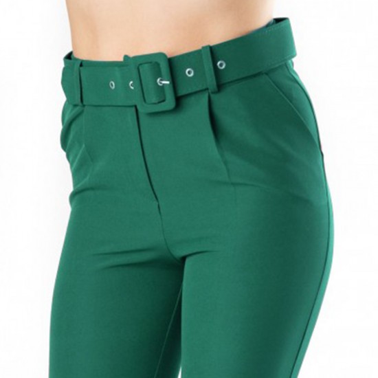 Pantaloni Dama Eleganti Verzi Penelope Marime Mare Pantaloni Dama Eleganti Verzi Penelope Marime Mare