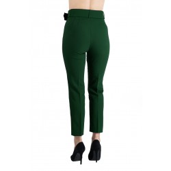 Pantaloni Dama Eleganti Verde Karol Premium