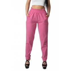 Pantaloni Dama Din Bumbac Racoros De Vara Josie, Roz