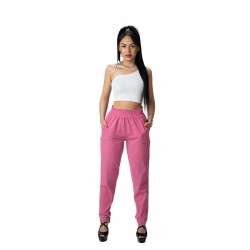 Pantaloni Dama Din Bumbac Racoros De Vara Josie, Roz