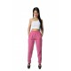 Pantaloni Dama Din Bumbac Racoros De Vara Josie, Roz Pantaloni Dama Din Bumbac Racoros De Vara Josie, Roz
