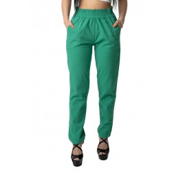 Pantaloni Dama  Din Bumbac Racoros De Vara Josie, Verde