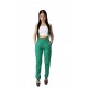 Pantaloni Dama Din Bumbac Racoros De Vara Josie, Verde Pantaloni Dama Din Bumbac Racoros De Vara Josie, Verde