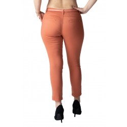 Pantaloni Alyssa Roz Corai Eleganti Marime Mare