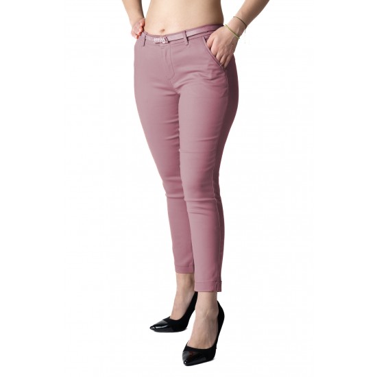 Pantaloni Alyssa Roz Eleganti Marime Mare
