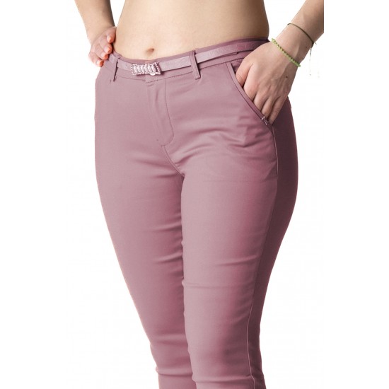 Pantaloni Alyssa Roz Eleganti Marime Mare