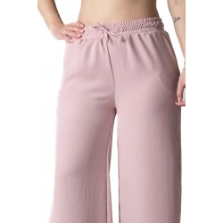Pantaloni Dama Roz Larg De Vara