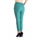 Pantaloni Dama Din Panza Topita Bumbac Cu Siret In Talie,Verzi Pantaloni Dama Din Panza Topita Bumbac Cu Siret In Talie,Verzi
