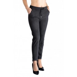 Pantaloni Dama Masura Mare Gri Inchis Eveline Vatuiti