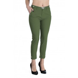 Pantaloni Alyssa Kaki Eleganti Marime Mare