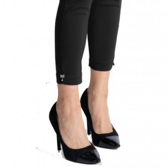 Pantaloni Alyssa Negru Eleganti Marime Mare