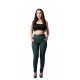 Pantaloni cu Talie Inalta Verde Vittoria Pantaloni cu Talie Inalta Verde Vittoria