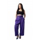 Pantaloni Eleganti Largi Mov cu Talie Inalta Elisabetta Pantaloni Eleganti Largi Mov cu Talie Inalta Elisabetta