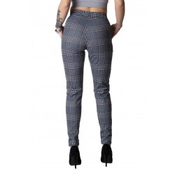 Pantaloni Casual Gri Cordon Talie Andra