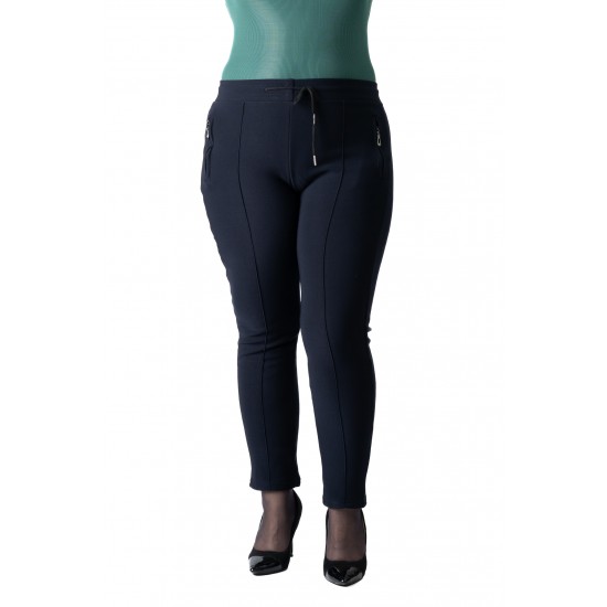 Pantaloni Hazel Dama Masura Mare , Bleumarin