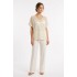 Bluza Plasa Dama Bej cu Maiou Incorporat - Bust 135