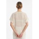 Bluza Plasa Dama Bej cu Maiou Incorporat - Bust 135 Bluza Plasa Dama Bej cu Maiou Incorporat - Bust 135