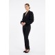 Body Dama Spanish Negru cu Mâneci Florale 3D Lungi - Bust 130 Body Dama Spanish Negru cu Mâneci Florale 3D Lungi - Bust 130